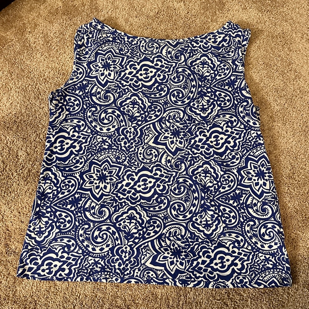 Lands End Boho Tank XL